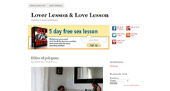 Desktop Screenshot of loverlesson.com
